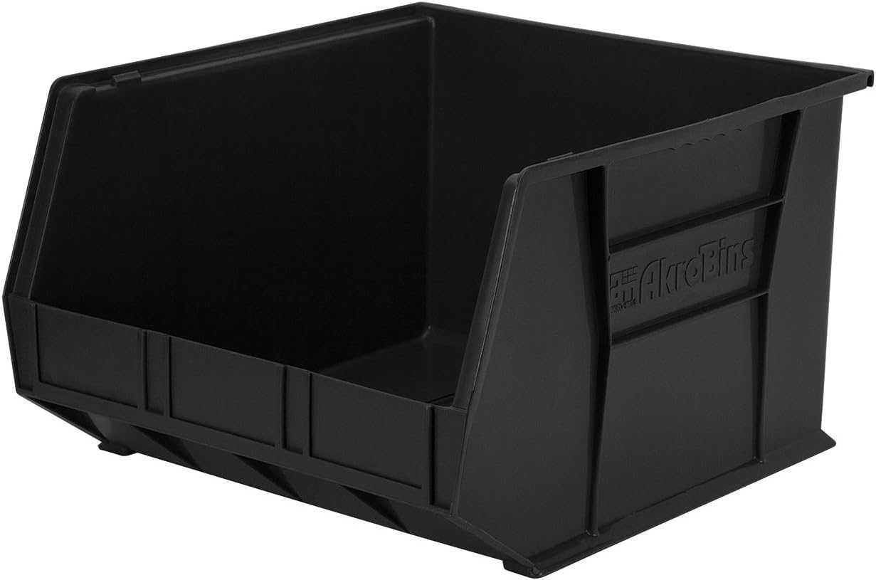 Akro-Mils Stackable Plastic Storage Bins for Versatile Use