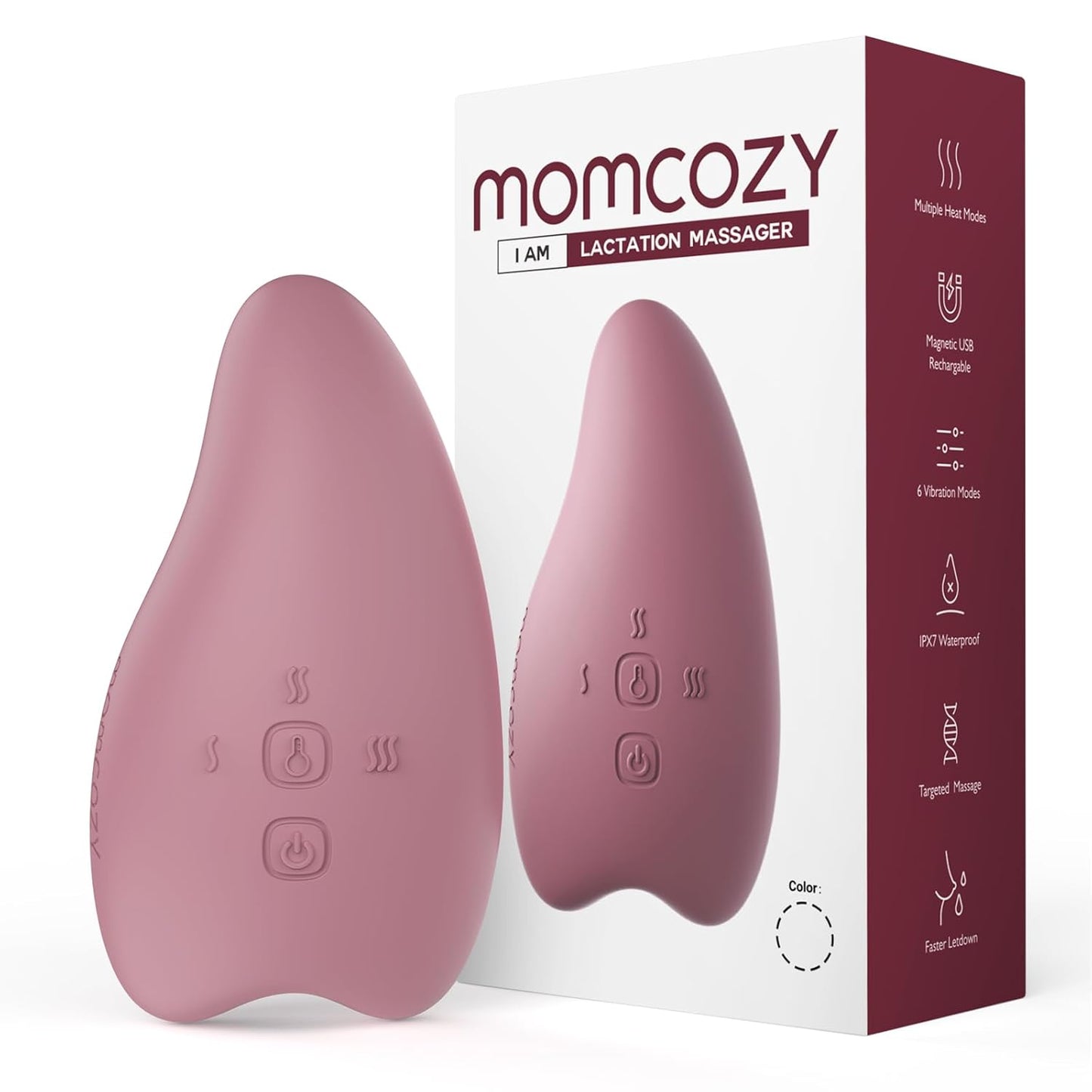 Momcozy Warming Lactation Massager for Breastfeeding Relief