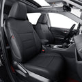 Rav4 Waterproof Leather Seat Covers Full Set Black - Custom Fit