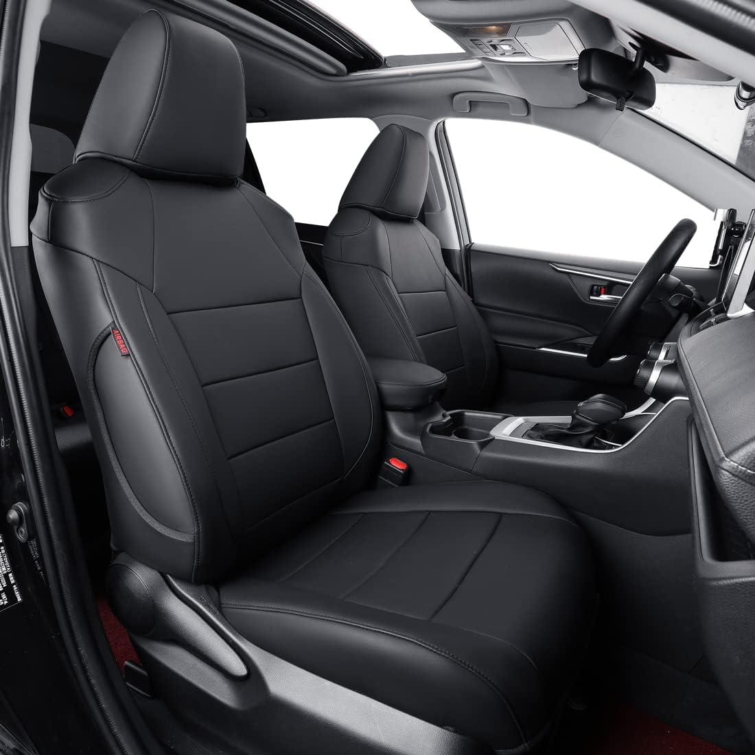 Custom Fit Waterproof Leather Seat Covers for 2019-2025 RAV4
