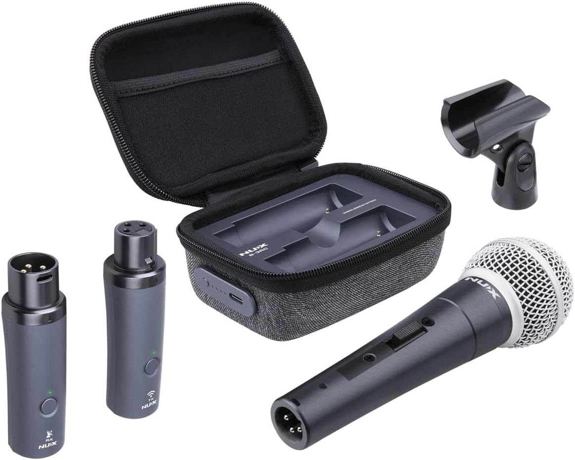 NUX B-3RC Microphone Wireless System for Clear Sound Quality