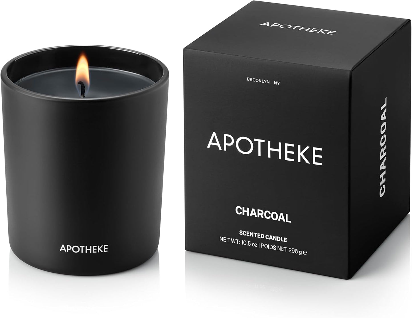 Apotheke Charcoal Scented Candle - Luxury Home Fragrance Gift