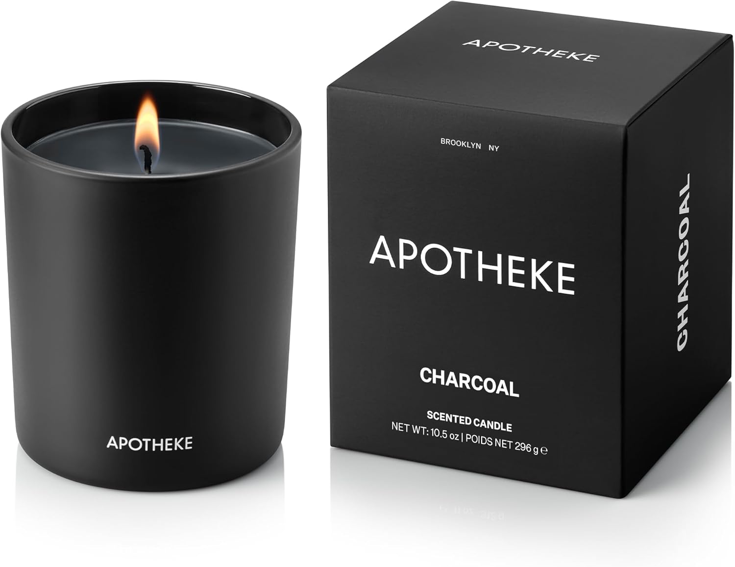 Apotheke Charcoal Scented Candle - Luxury Home Fragrance Gift