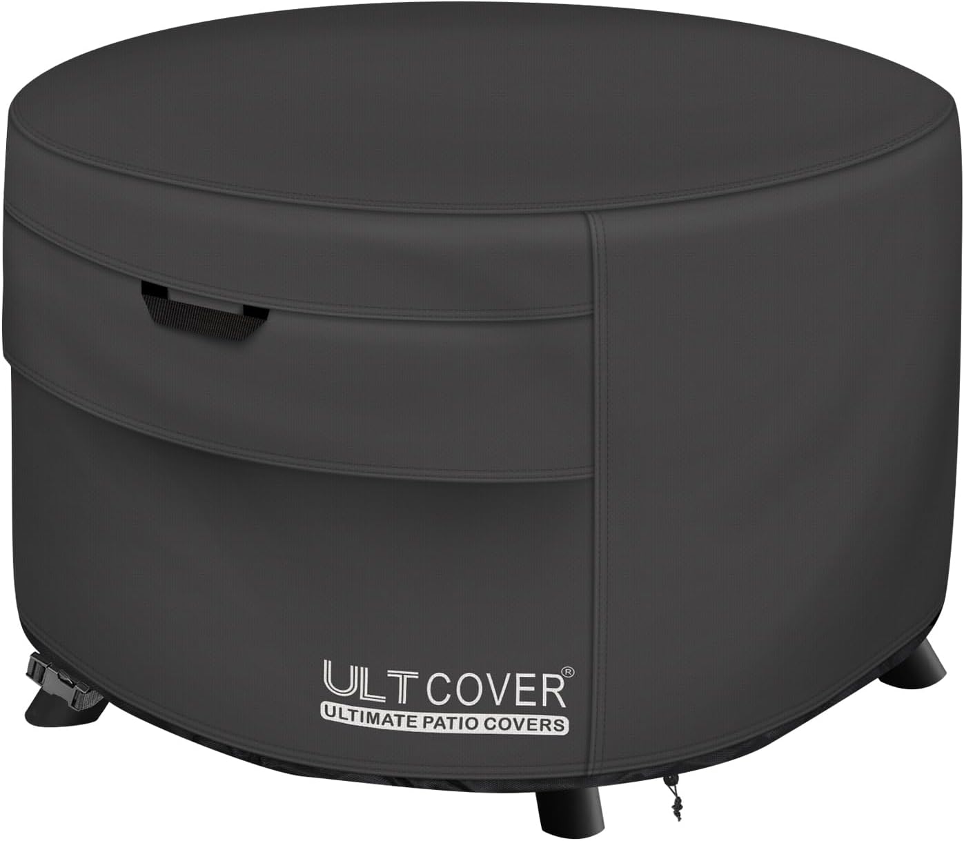 ULTCOVER Round 44 inch Outdoor Fire Pit Table Cover - Waterproof