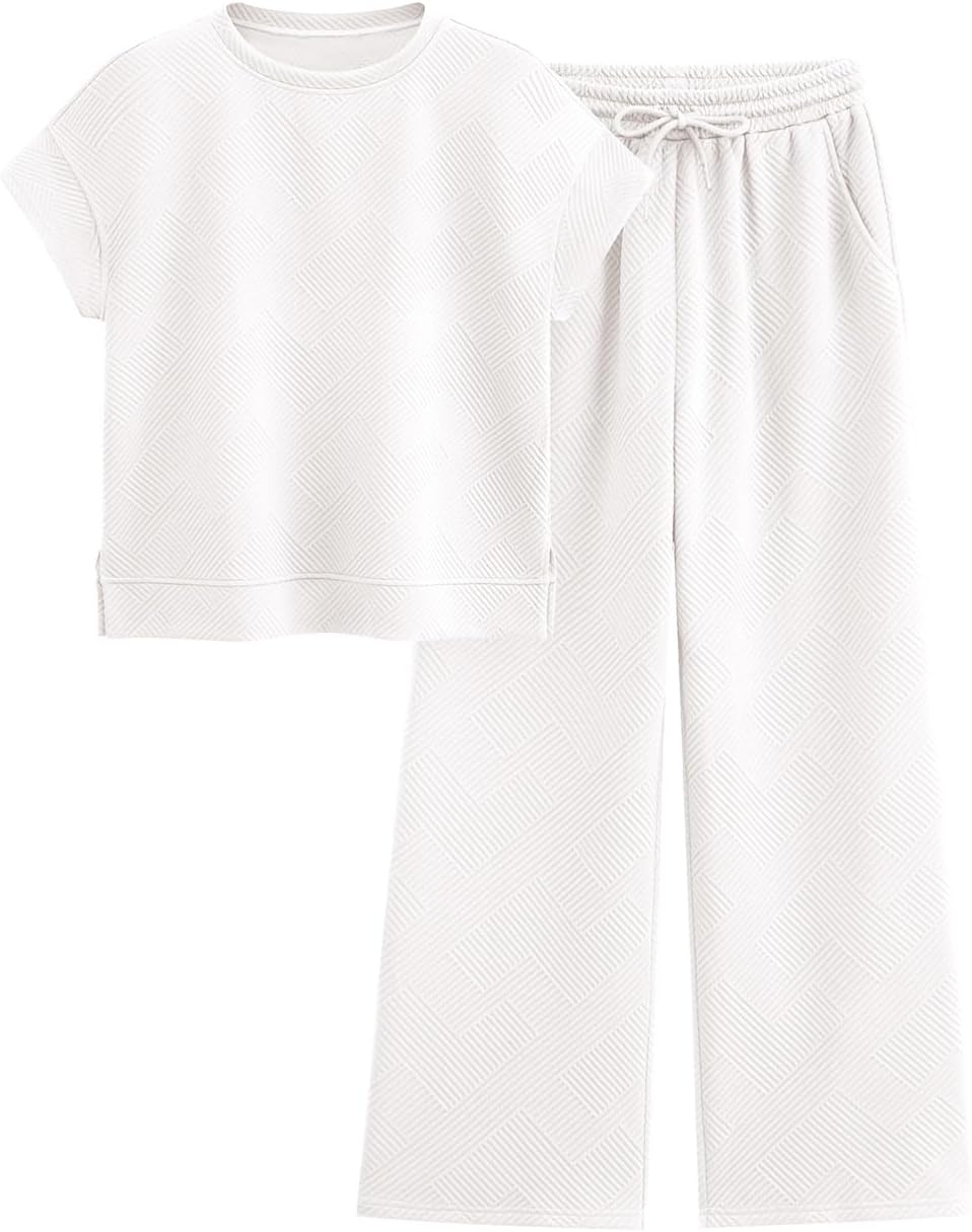 PRETTYGARDEN 2 Piece Outfits For Women Casual Tracksuit Set