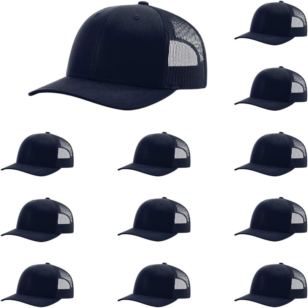 Richardson 112 Classic Six-Panel Adjustable Snapback Trucker Cap