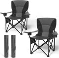 Heavy Duty Folding Chair 500LB Capacity - Oversized Camping Chair
