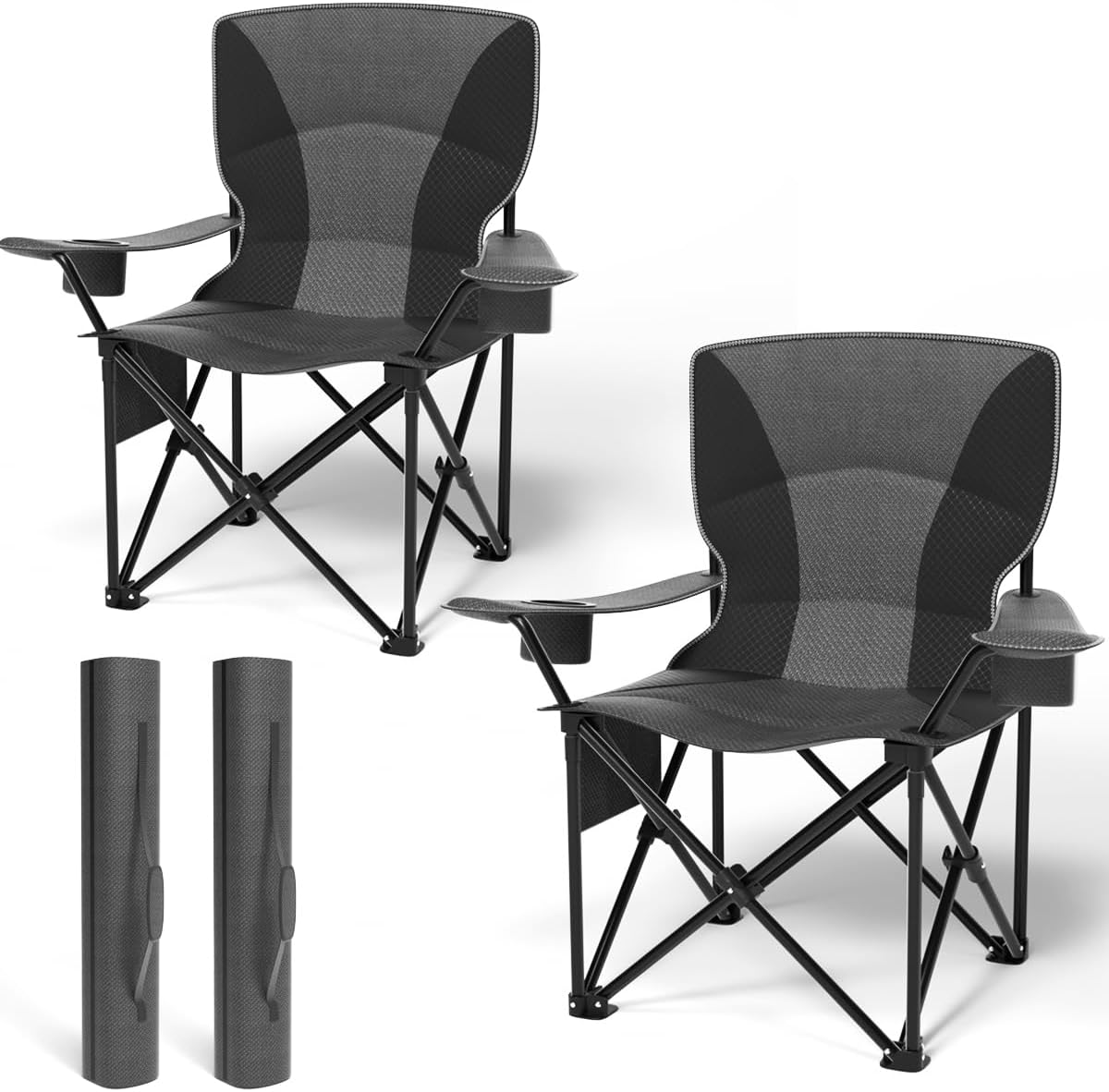 Heavy Duty Folding Chair 500LB Capacity for Outdoor Adventures