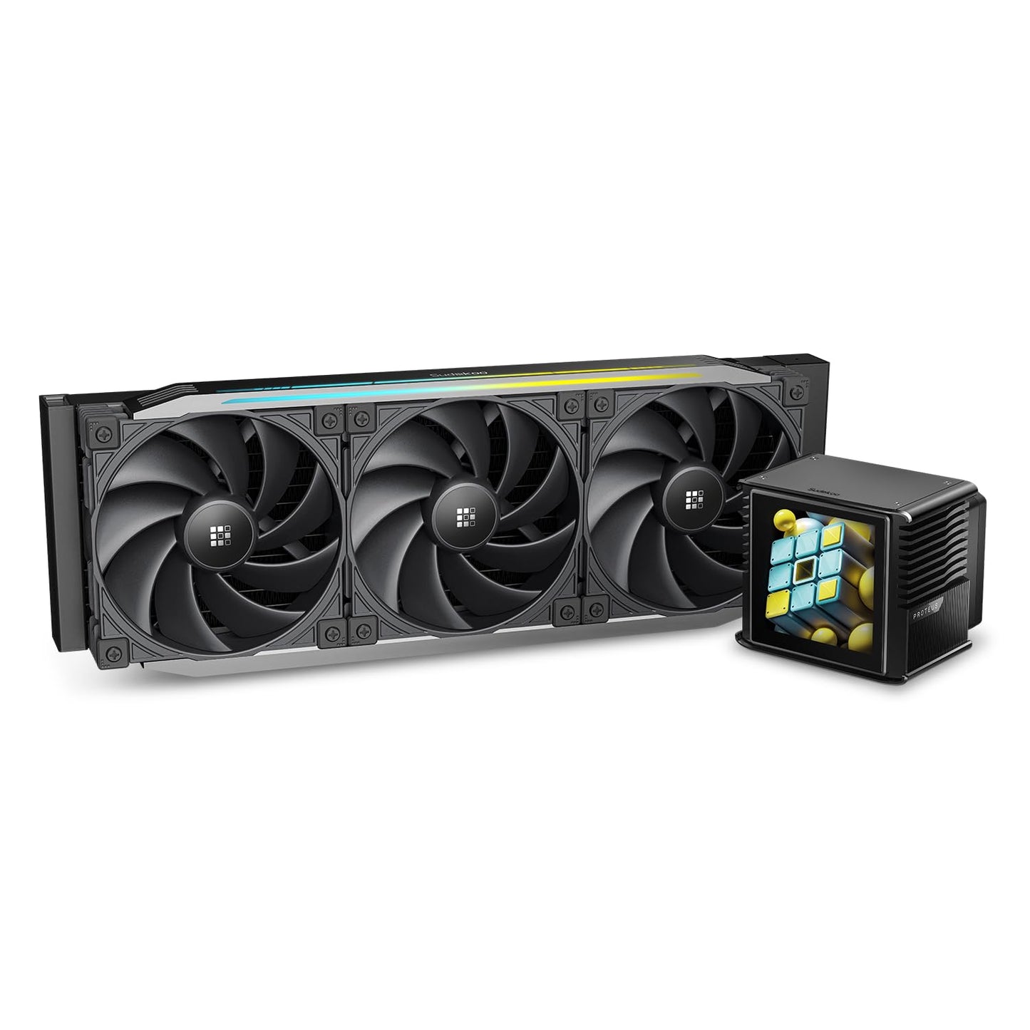 Sudokoo Proteus 360 AIO LCD Liquid CPU Cooler with Custom Display