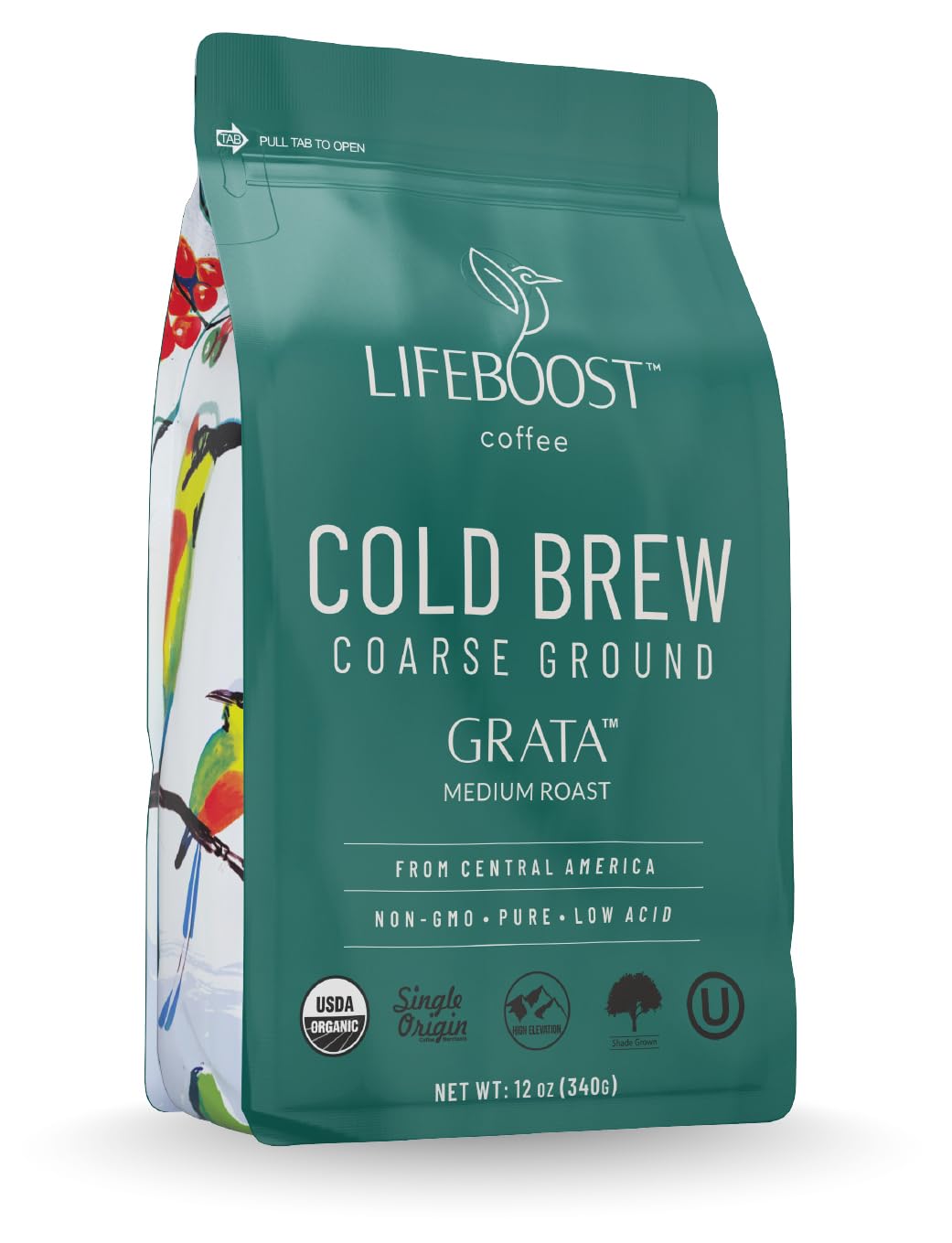 Organic Low Acid Cold Brew Coffee by LIFEBOOST