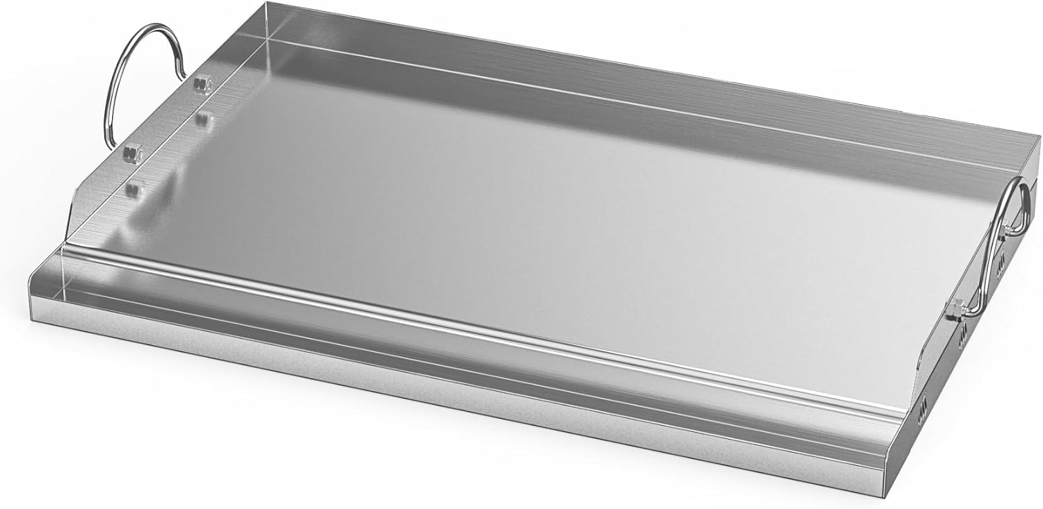 onlyfire Stainless Steel BBQ Griddle for Outdoor Cooking Needs