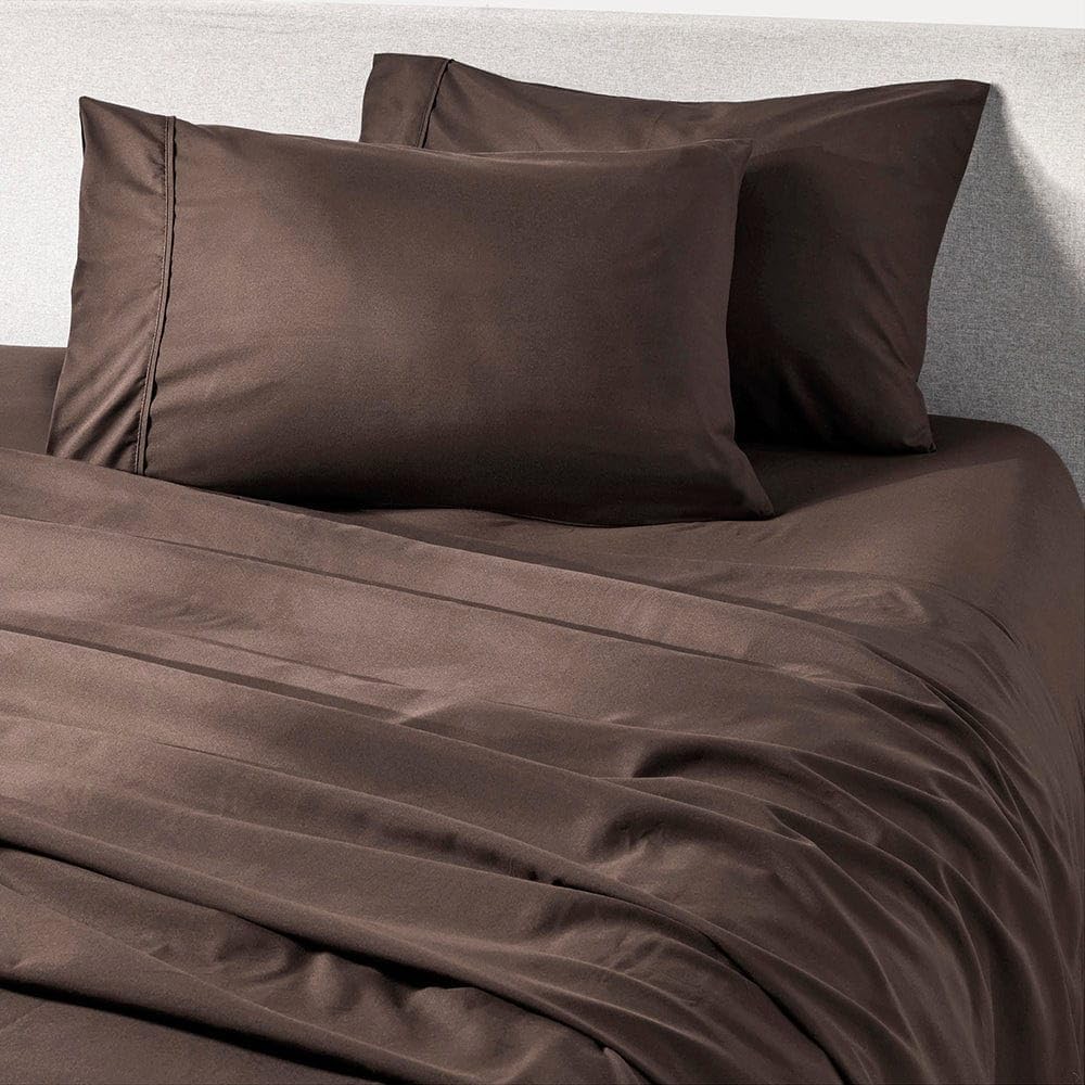 PeachSkinSheets Chocolate Twin Sheet Set for Hot Sleepers
