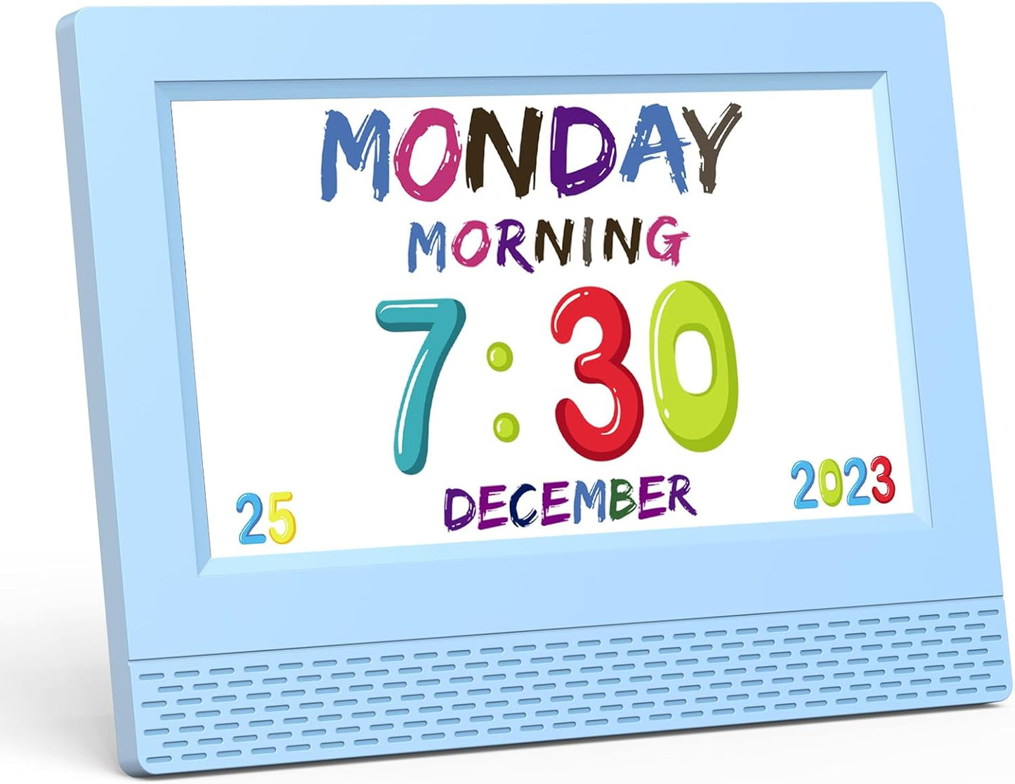 Kids Digital Alarm Clock with Colorful LED Display for Fun