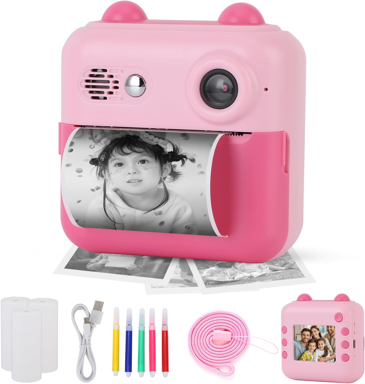 Instant Print Kids Camera: Capture & Print Memories!