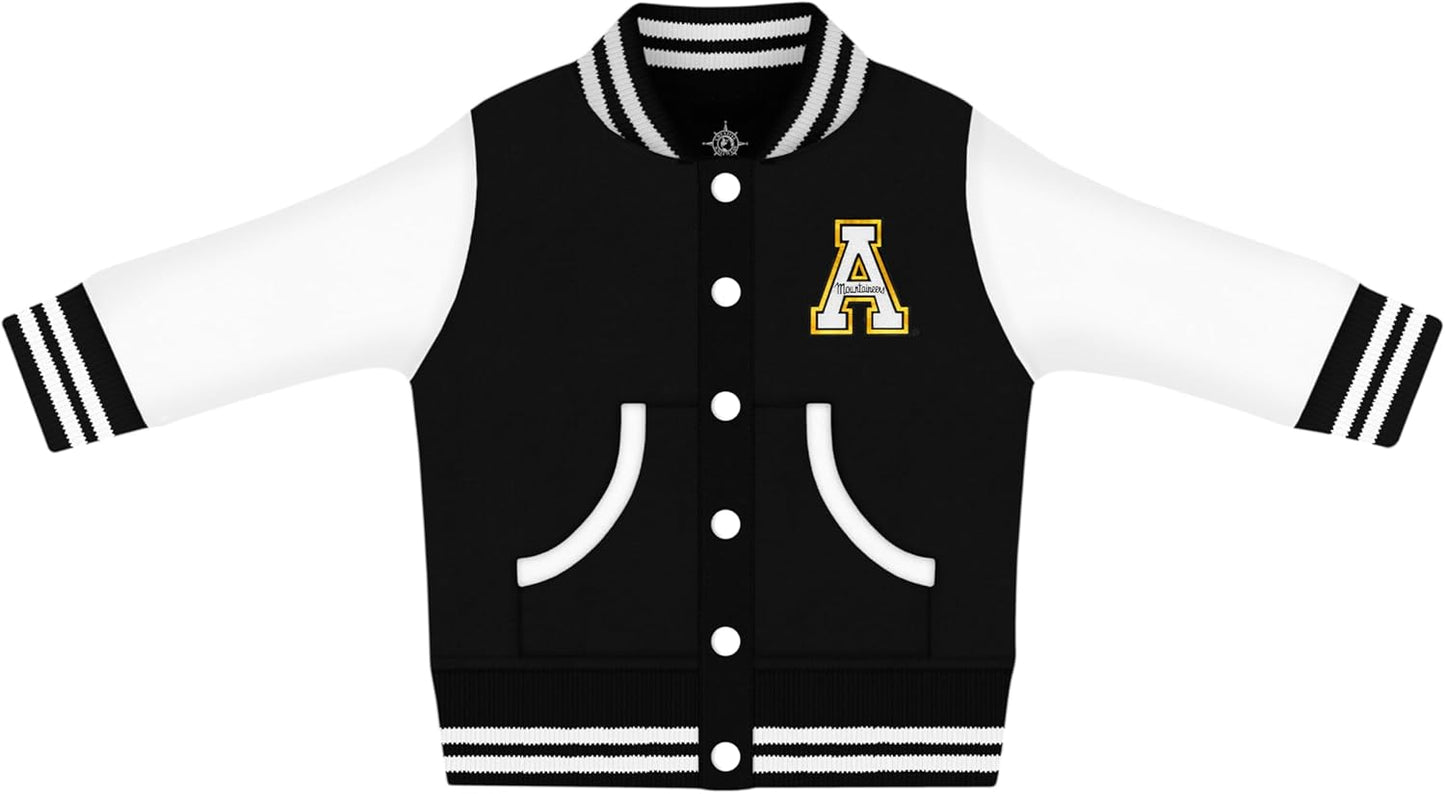 Creative Knitwear College Baby Varsity Jacket for Little Fans
