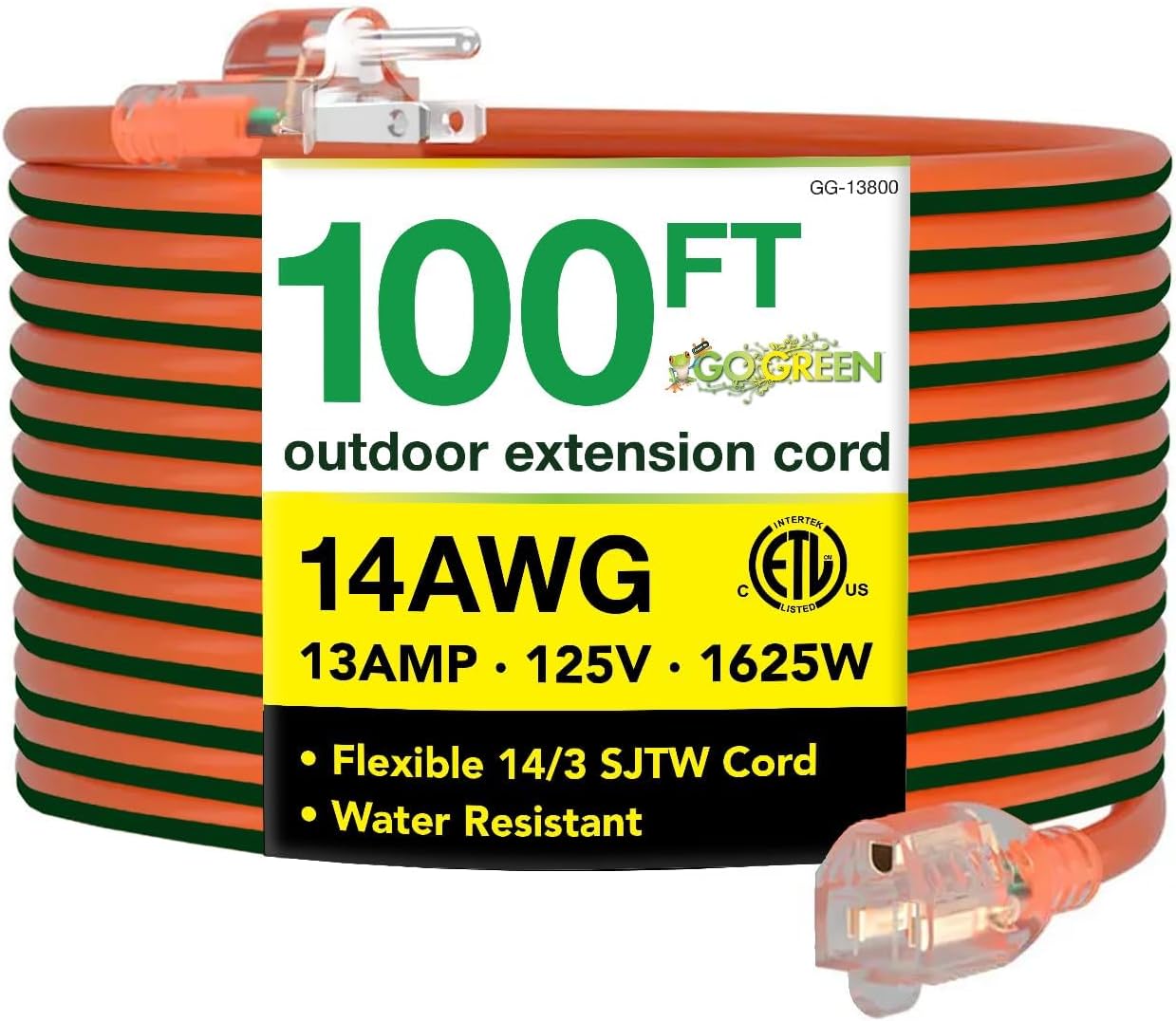Go Green Power 14/3 100ft Lighted Outdoor Extension Cord Review