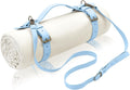 49 x 63 White Lightweight Water-Resistant Canvas Mat - Travel Friendly