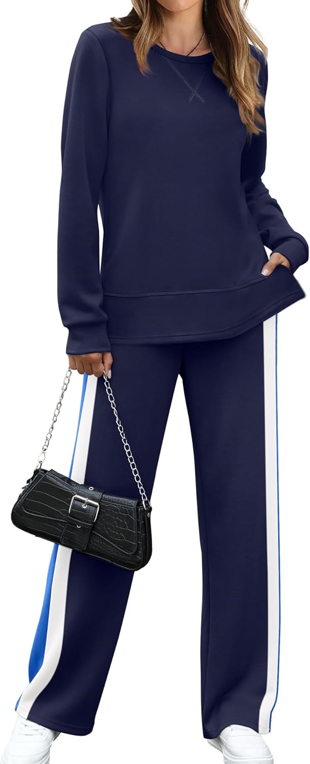 OFEEFAN Women's 2 Piece Lounge Set for Travel and Comfort