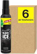 LITTLE TREES Car Air Freshener Spray - Black Ice Long-Lasting Scent