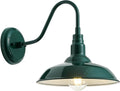 10ft Dome Gooseneck Barn Light Fixture - Vintage Green Porch Light