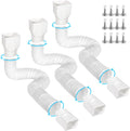 3 Pack Flexible Gutter Downspout Extensions Extendable 21in to 67in