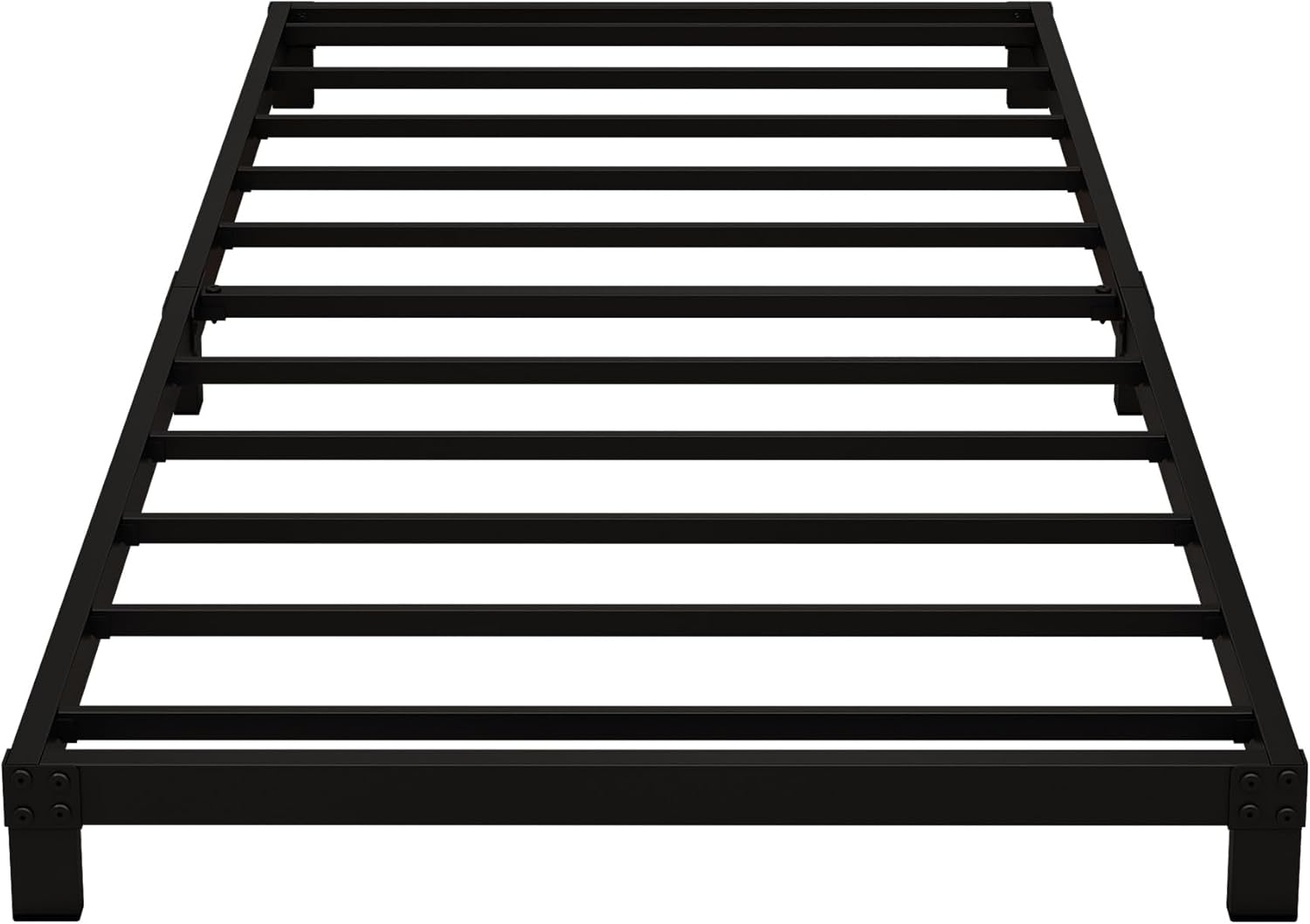 5 Inch Low Twin Bed Frame Heavy Duty Metal Platform for Comfort