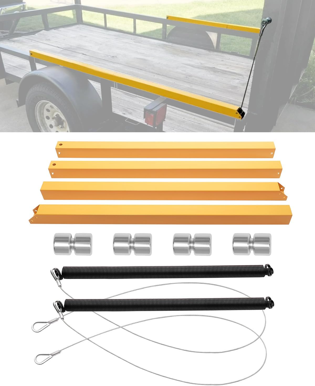 Trailer Gate Lift Assist Kit for Easy Utility Trailer Use