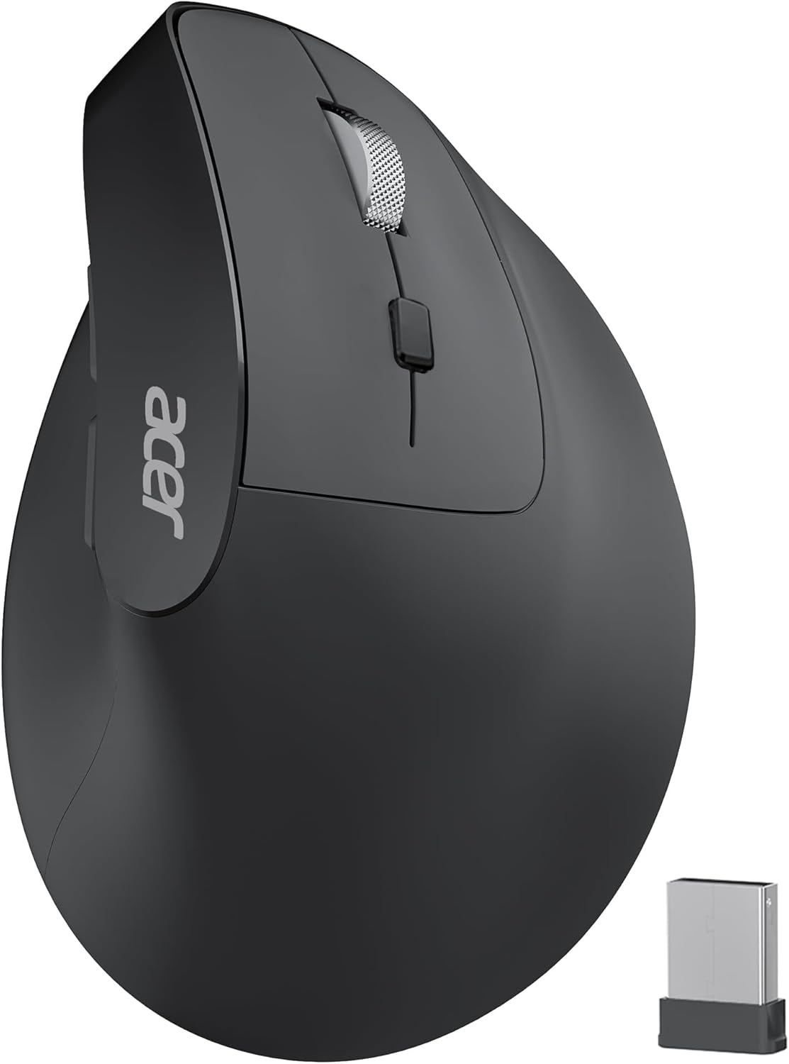 Acer Wireless Ergonomic Mouse: Adjustable DPI, Rechargeable for Comfort