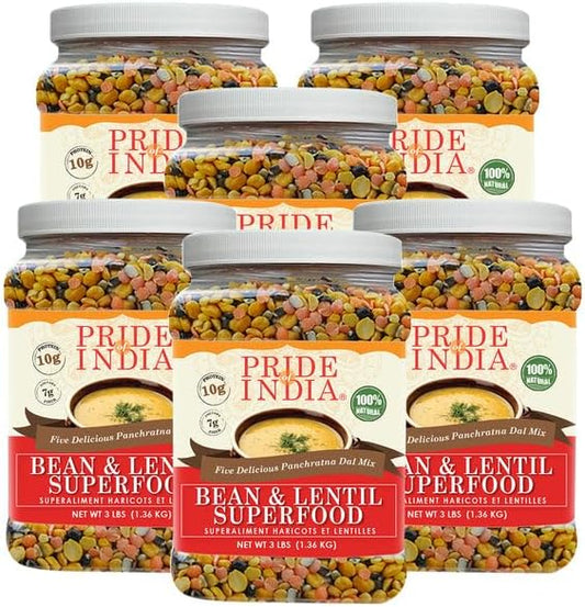 Pride Of India 5-Split Bean & Lentil Superfood Pack