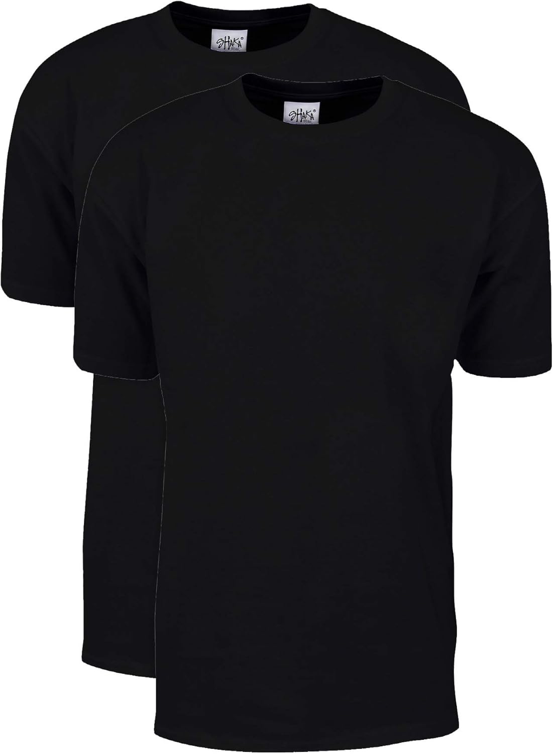 Shaka Wear Men's T Shirt 2 Pack Max Heavyweight Cotton Tee