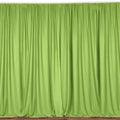 lovemyfabric 100% Polyester Window Curtain 58in x 108in - Tea Green