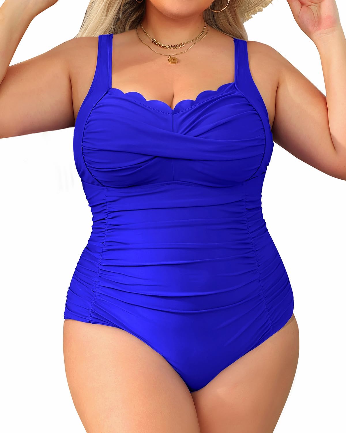 Aqua Eve Plus Size Swimsuits One Piece Tummy Control Swimwear
