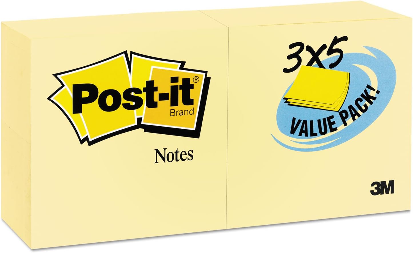 Post-it Pop-up Notes 3x5 in, 24 Pads, Clean Removal Sticky Notes