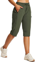 baleaf Women's 15in Hiking Shorts Long Bernuda Cargo - Lightweight