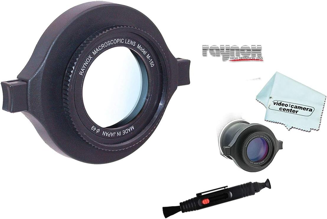 Raynox DCR-150 Macro Lens with Universal Mount and Cleaner