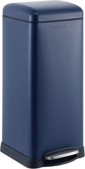 happimess Betty Retro 8-Gallon Step-Open Trash Can - Slim, Quiet
