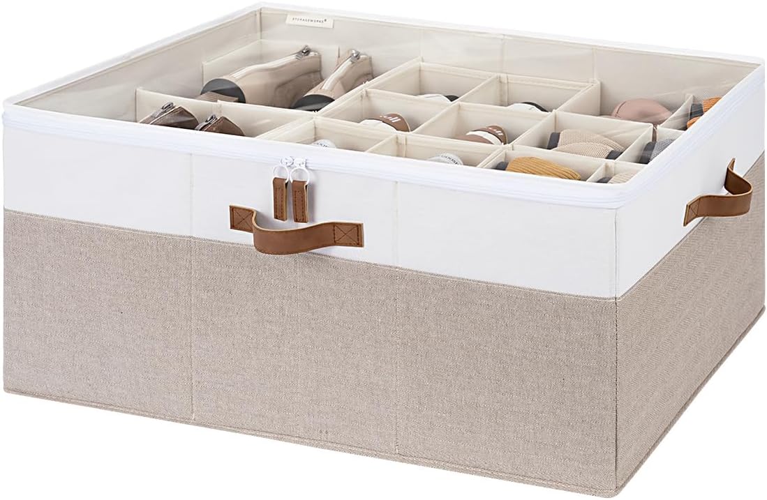 StorageWorks Shoe Organizer for Closet Holds 24 Pairs of Shoes