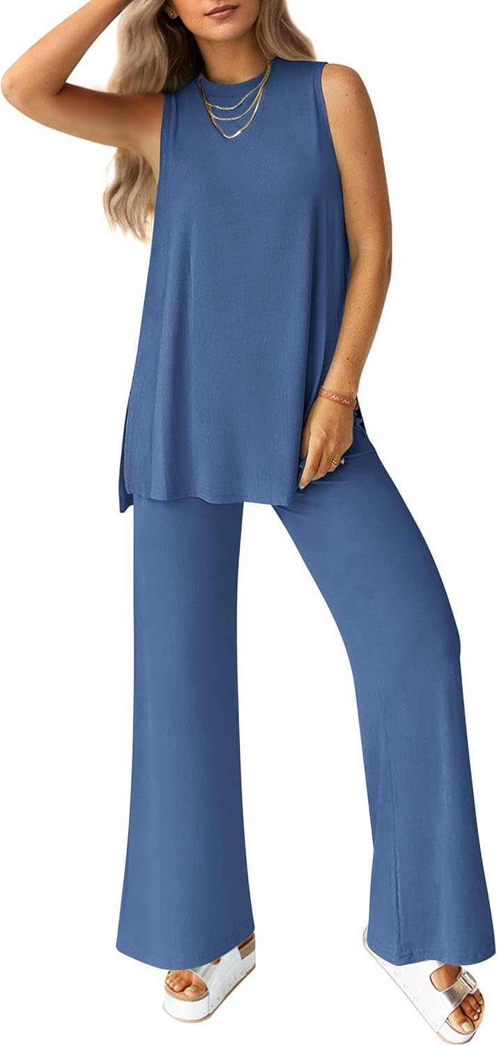 PRETTYGARDEN Women's 2 Piece Lounge Set for Summer Comfort