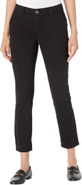 Womens Relaxed Fit Cuffed Hampton Chino Straight-Leg Pants - Tailored