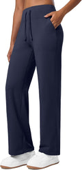 Fleece Lined Wide Leg Thermal Yoga Pants - Warm, Stretchy Comfort
