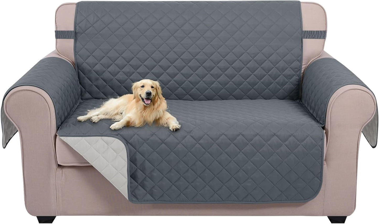 U-NICE HOME Loveseat Sofa Cover for Pets - Water Resistant Protector
