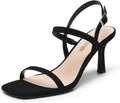 DREAM PAIRS Womens Slingback Heels Square Open Toe (Style KS83)