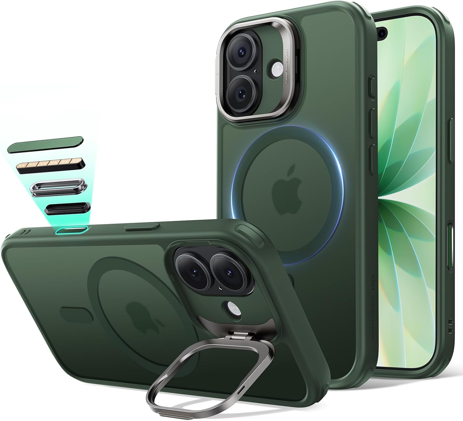 ESR iPhone 17 Case with Stand and Military-Grade Protection