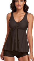 Modest Tankini Swimsuits for Women Two Piece Bathing Suits Sets