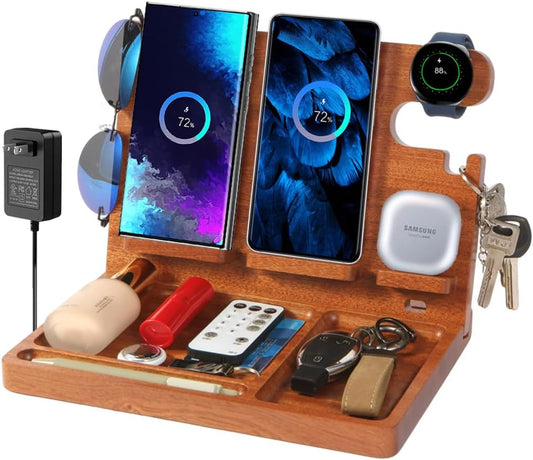 4-in-1 Fast Wireless Charging Station by JuncaiTech
