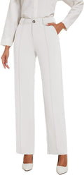 Womens Dress Pants Stretchy Business Casual Work Pants - Straight