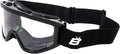Birdz Eyewear Vulture Padded Riding + Ski Goggles - Clear Lenses