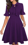 Stylish Summer Dress with Ruffle Sleeves for Women's Occasions