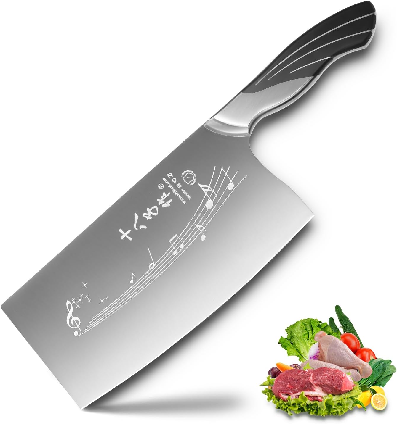 Professional 7 Inch Chinese Kitchen Knife for Chefs and Home Cooks