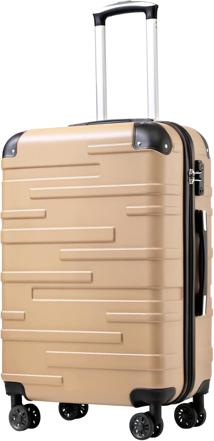 Coolife Hardside Travel Luggage with TSA Lock and Spinner Wheels